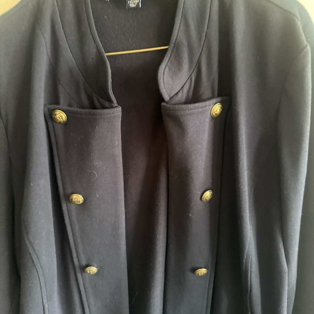 Tommy Hilfiger women’s Navy Military-Style Jacket - Unbranded